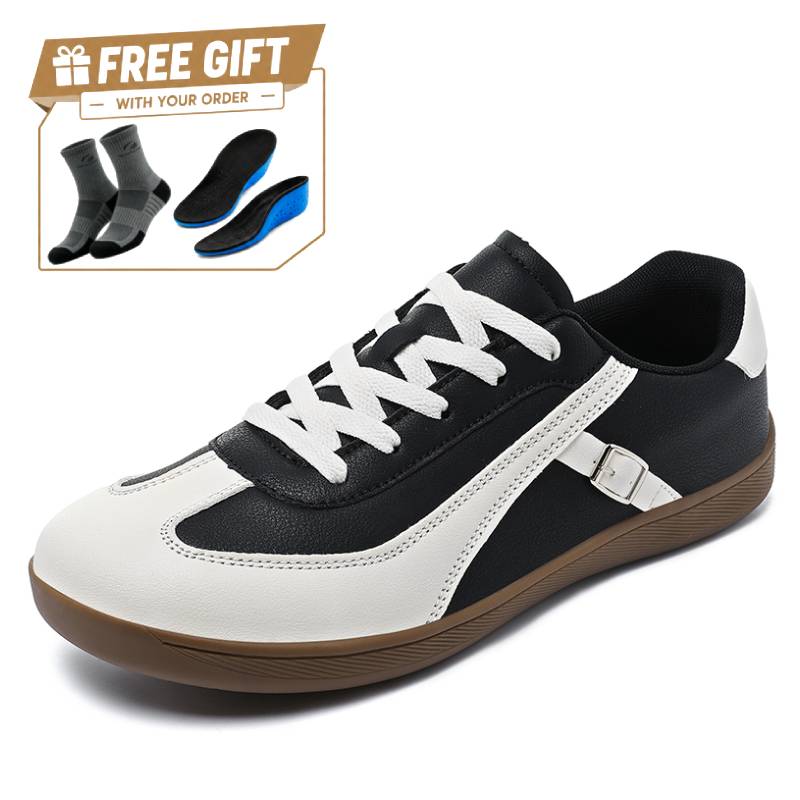 ⏰Limited Time Sale 70% OFF - Men's Retro Casual Walking Sneakers, Wide Toe Box, Arch Support, Cushioned Sole & Non-Slip Rubber Outsole