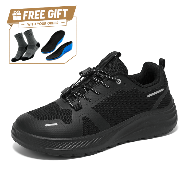 ⏰Limited Time Sale 70% OFF - Men's Premium Mesh Walking Shoes - Lace-Up Design, Cushioned Comfort, Spacious Toe Box, Supportive Arch