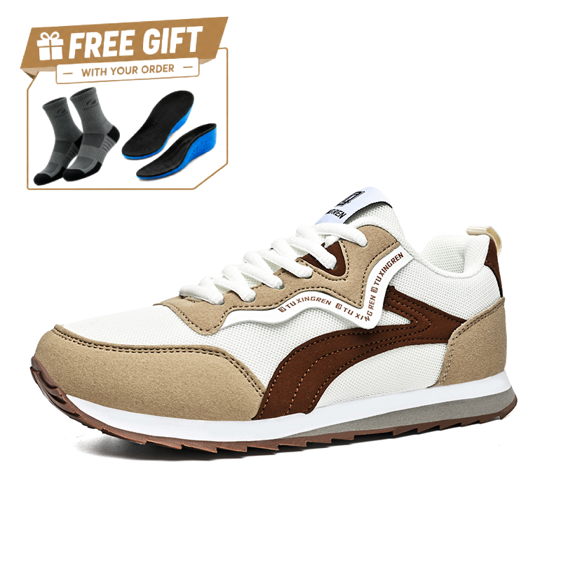⏰Limited Time Sale 70% OFF - Men's Mesh Walking Shoes - Lace-Up, Cushioned, Wide Toe Box with Arch Support