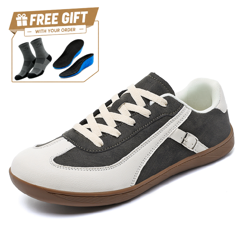 ⏰Limited Time Sale 70% OFF - Men's Retro Casual Walking Sneakers, Wide Toe Box, Arch Support, Cushioned Sole & Non-Slip Rubber Outsole