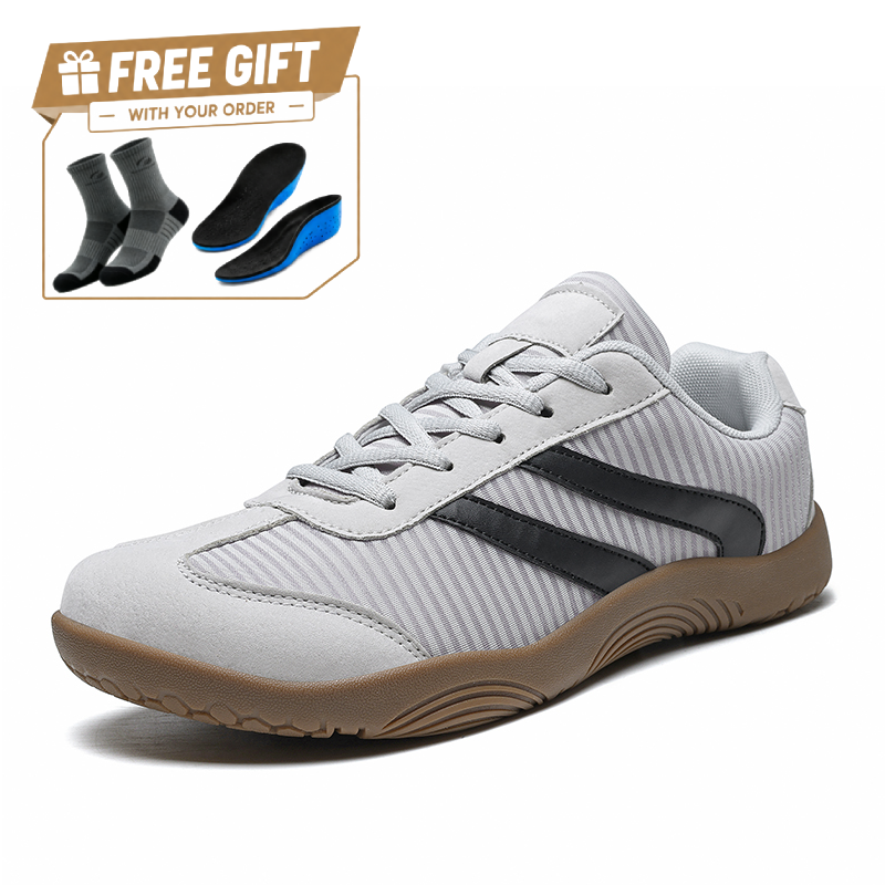 ⏰Limited Time Sale 70% OFF - Men's Mixed Material Walking Shoes - Lace-Up, Breathable, Wide Toe Box with Arch Support