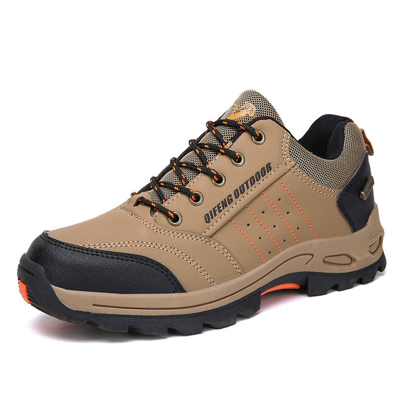 Men’s Leather Hiking & Outdoor Shoes – Orthopedic Comfort, Non-Slip, Lightweight, Breathable