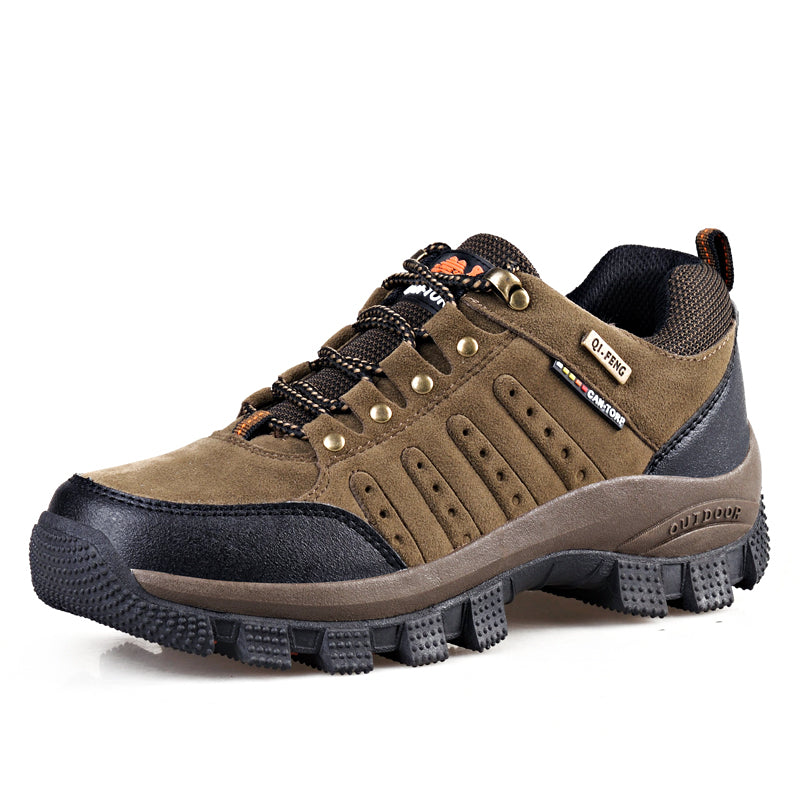 Men's Orthopedic Hiking Boots - Safe and Comfortable Work Boots - Waterproof, Slip-resistant, Impact-resistant,Puncture-resistant,Wide Toe, and Ankle Support