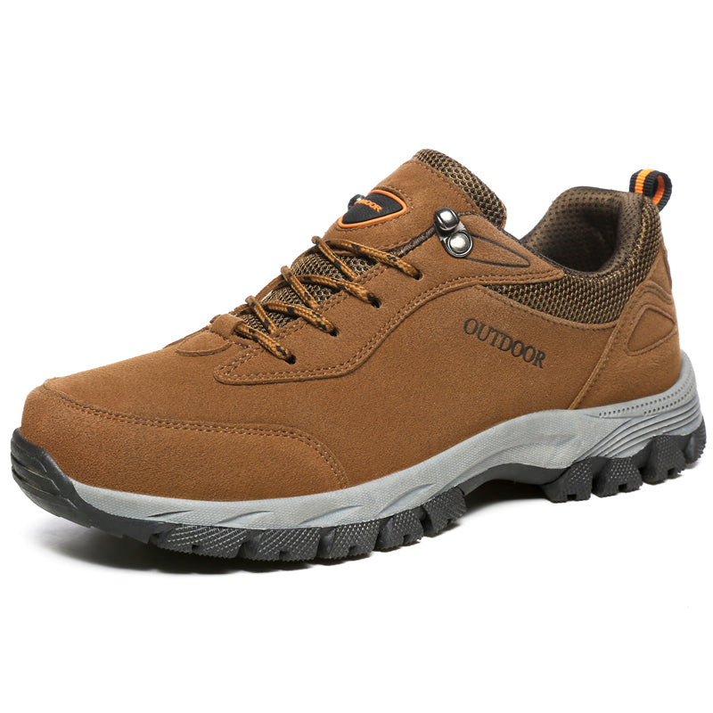 ⏰Limited Time Sale 70% OFF-Men's Orthopedic Outdoor Work Boots - Built-In Arch Support; Waterproof Leather Upper; Wide Toe; Non-Slip; Ankle Support; Scratch&Smash&Puncture Resistant; Comfortable Hiking Boots
