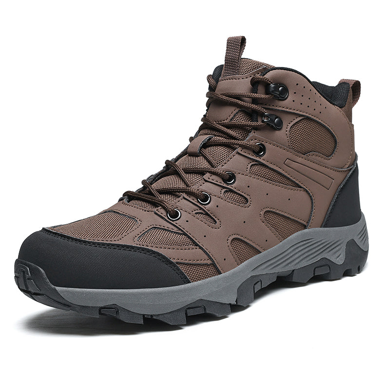 Men's Mesh Hiking Boots - Enhanced Support, Wide Toe Box, Impact Resistance, Waterproof, Slip-Resistant, Puncture-Resistant