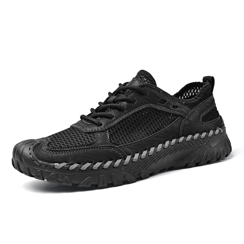 Men's Orthopedic Walking Shoes – Arch Support, Wide Toe Comfort, Shock-Absorbing Sole & Breathable Mesh Upper for All-Day Pain Relief