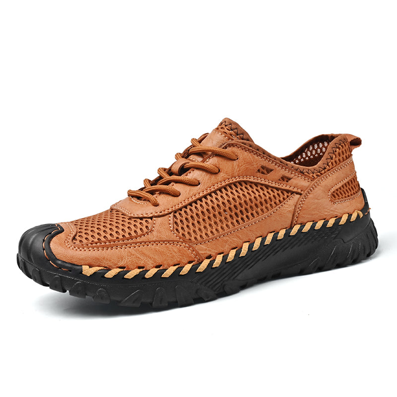 Men's Orthopedic Walking Shoes – Arch Support, Wide Toe Comfort, Shock-Absorbing Sole & Breathable Mesh Upper for All-Day Pain Relief