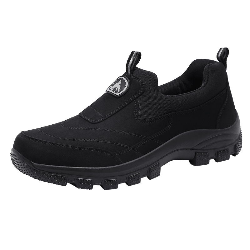 ⏰Limited Time Sale 70% OFF - Men’s Orthopedic Outdoor Slip-On Hiking Shoes-Contoured Arch Support, Wide Fit Design, Shock-Absorbing Cushion Sole, Puncture-Resistant Outsole-Enjoy All-Day Foot Comfort