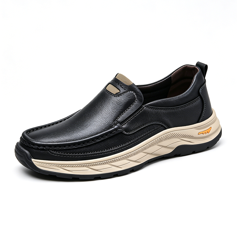 ⏰Limited Time Sale 70% OFF-Men’s Leather Orthopedic Slip-On Shoes – Zero-Pressure Arch Support, Wide Toe Box & Shock-Absorbing Sole – Suitable for Various Occasions and Helps Relieve Foot Pain