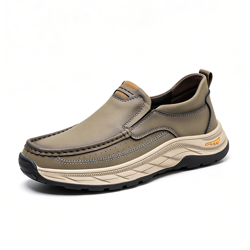 ⏰Limited Time Sale 70% OFF-Men’s Leather Orthopedic Slip-On Shoes – Zero-Pressure Arch Support, Wide Toe Box & Shock-Absorbing Sole – Suitable for Various Occasions and Helps Relieve Foot Pain