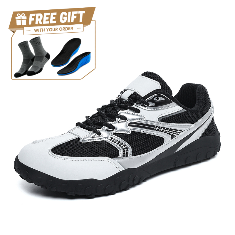 ⏰Limited Time Sale 70% OFF - Men's Mesh Walking Shoes - Lace-Up, Maximum Support, Wide Toe Box with Arch Support