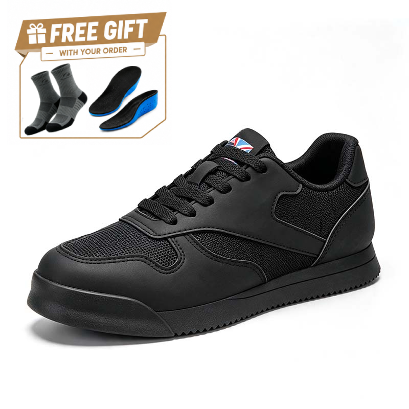 ⏰Limited Time Sale 70% OFF - Men’s Dress Sneakers – Professional Look, Sneaker Comfort, Supportive Arch Design, Cushioned Sole & Wide Toe Box for Everyday Performance