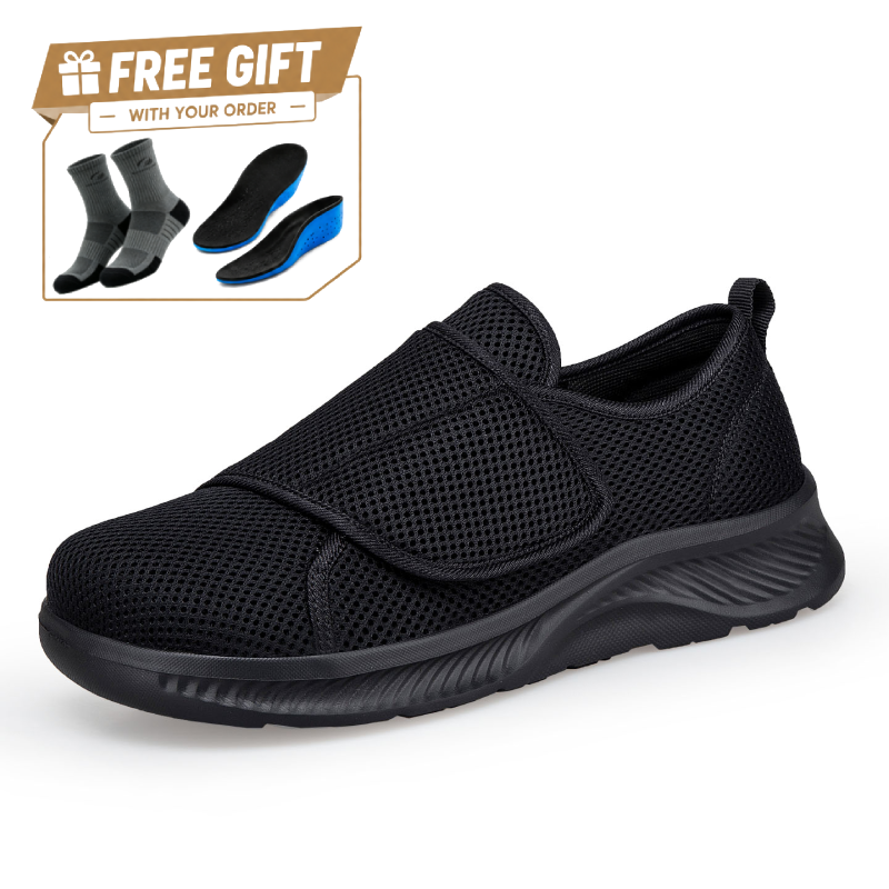⏰Limited Time Sale 70% OFF - Men's Mesh Walking Shoes - Slip-On, Cushioned, Wide Toe Box with Arch Support