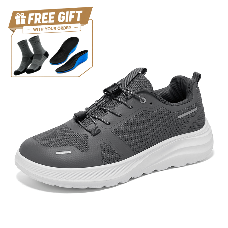⏰Limited Time Sale 70% OFF - Men's Premium Mesh Walking Shoes - Lace-Up Design, Cushioned Comfort, Spacious Toe Box, Supportive Arch
