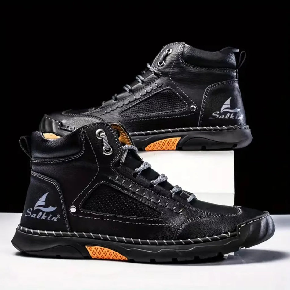 Men's Comfortable Waterproof Leather Boots