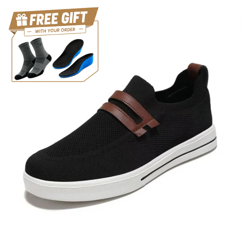 ⏰Limited Time Sale 70% OFF - Men's Mesh Walking Shoes - Lace-Up, Breathable, Wide Toe Box with Arch Support