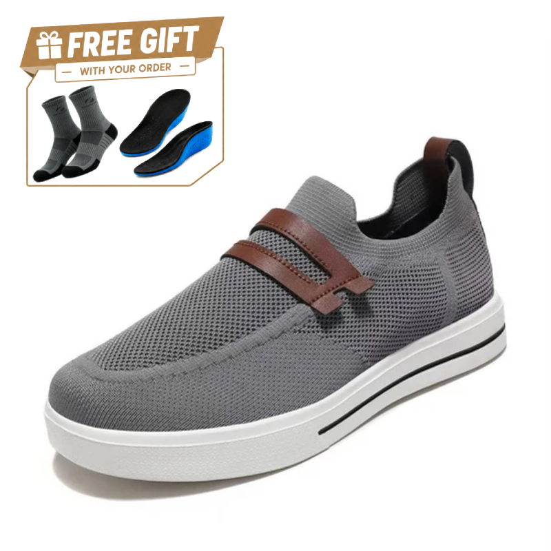⏰Limited Time Sale 70% OFF - Men's Mesh Walking Shoes - Lace-Up, Breathable, Wide Toe Box with Arch Support