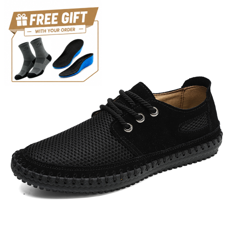 ⏰Limited Time Sale 70% OFF - Men's Orthopedic Mesh Loafers - Breathable, Lightweight, Slip-Resistant, Wide Toe, Arch Support