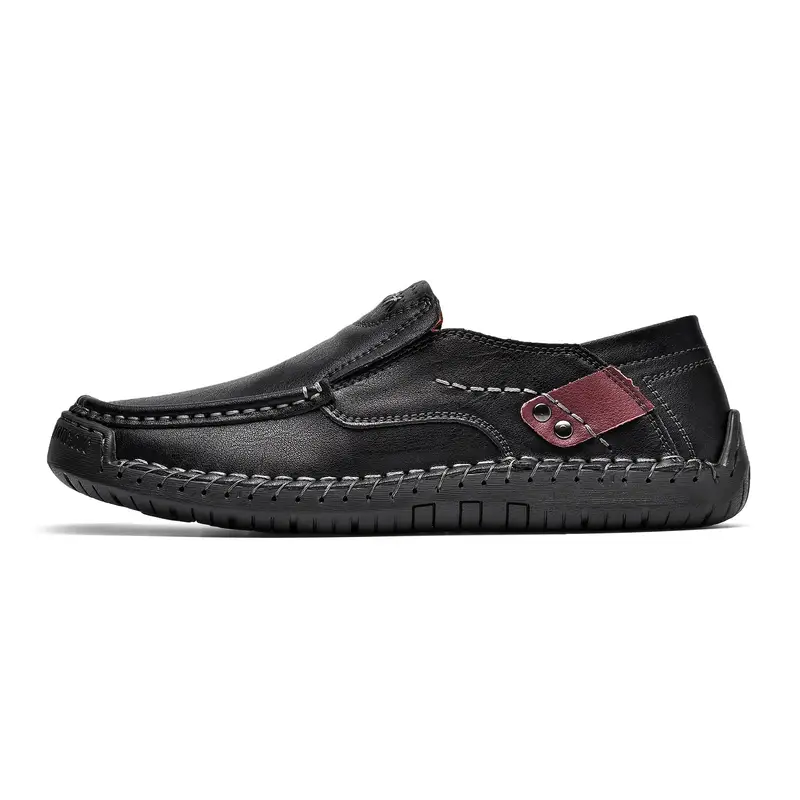 Men's Lightweight Slip-On Casual Leather Loafers