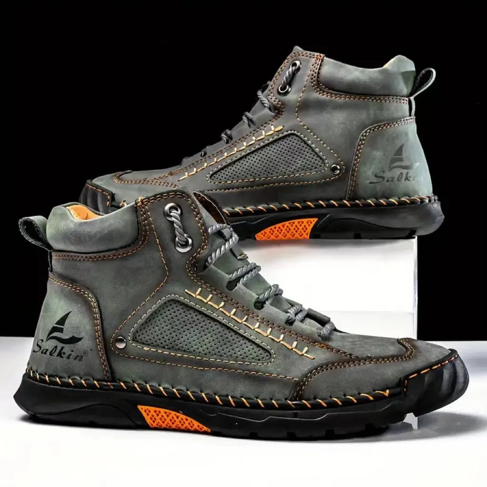 Men's Comfortable Waterproof Leather Boots